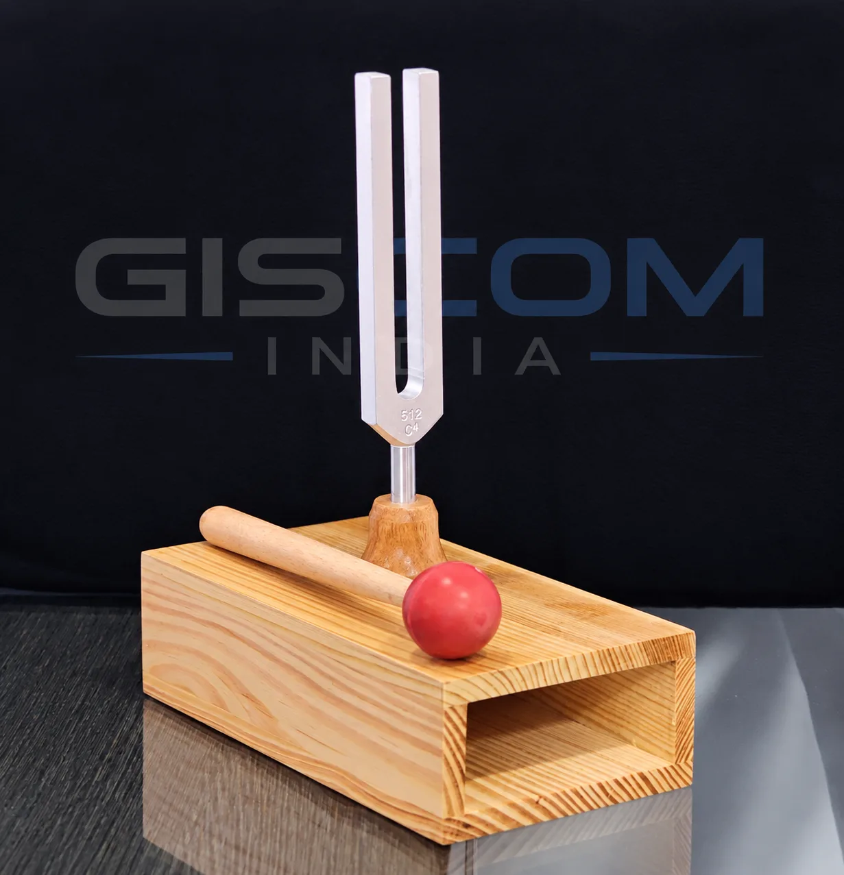 Resonance Box, with Aluminum Tuning Fork