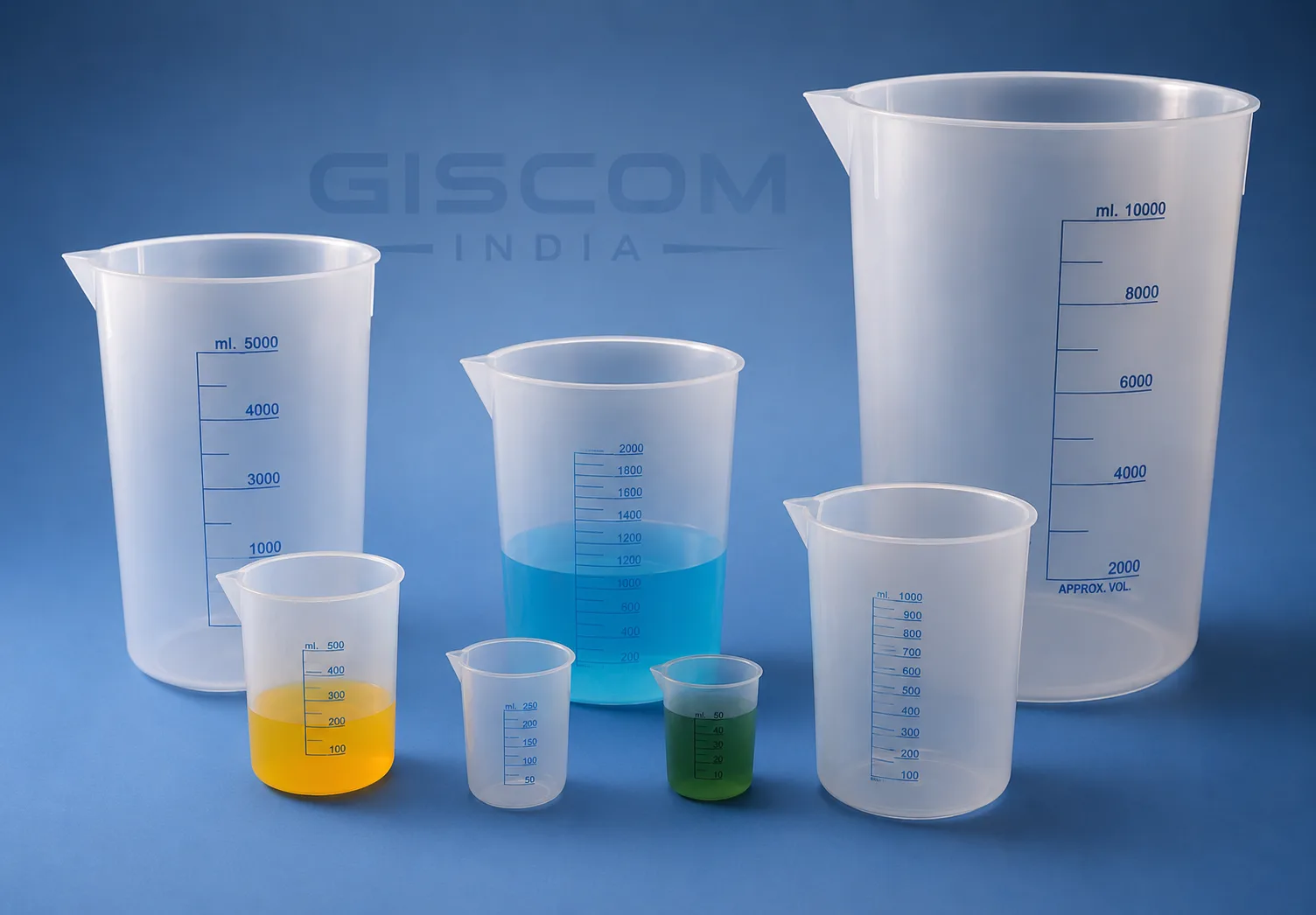 Beaker (Printed Graduated), PP