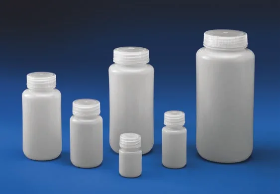Reagent Bottles (Wide Mouth), HDPE, Natural