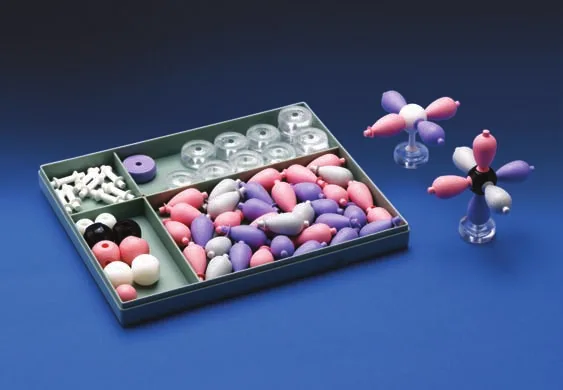 Molecular Model Set –  Shapes Of Molecules – 8 Model Kit, PS / PE