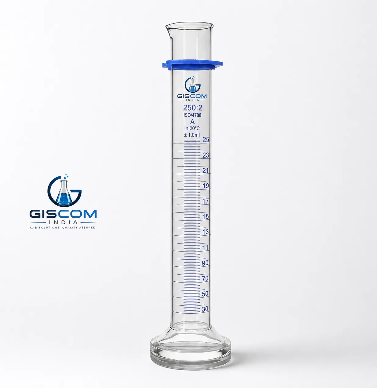 Measuring Cylinder, with Spout and Round Base