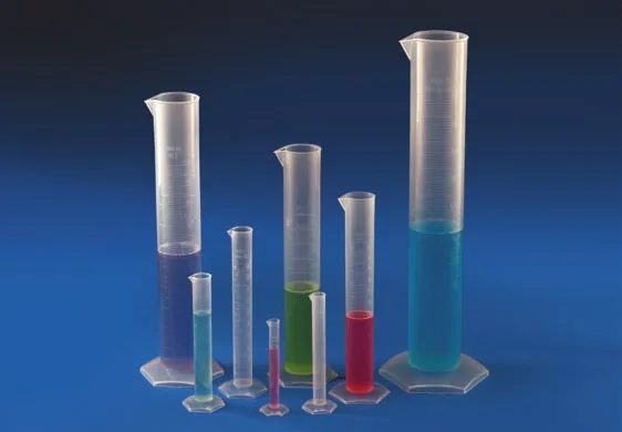 Measuring Cylinder Hexagonal, PP