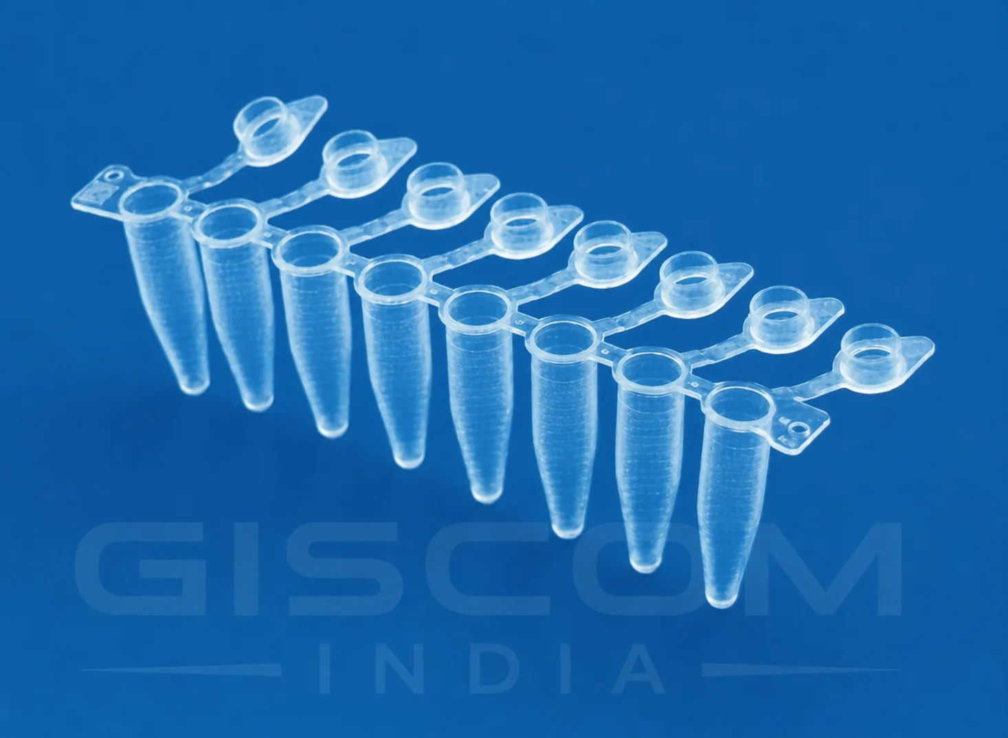 EU 0.2 ml Tube Strip With Attached Caps