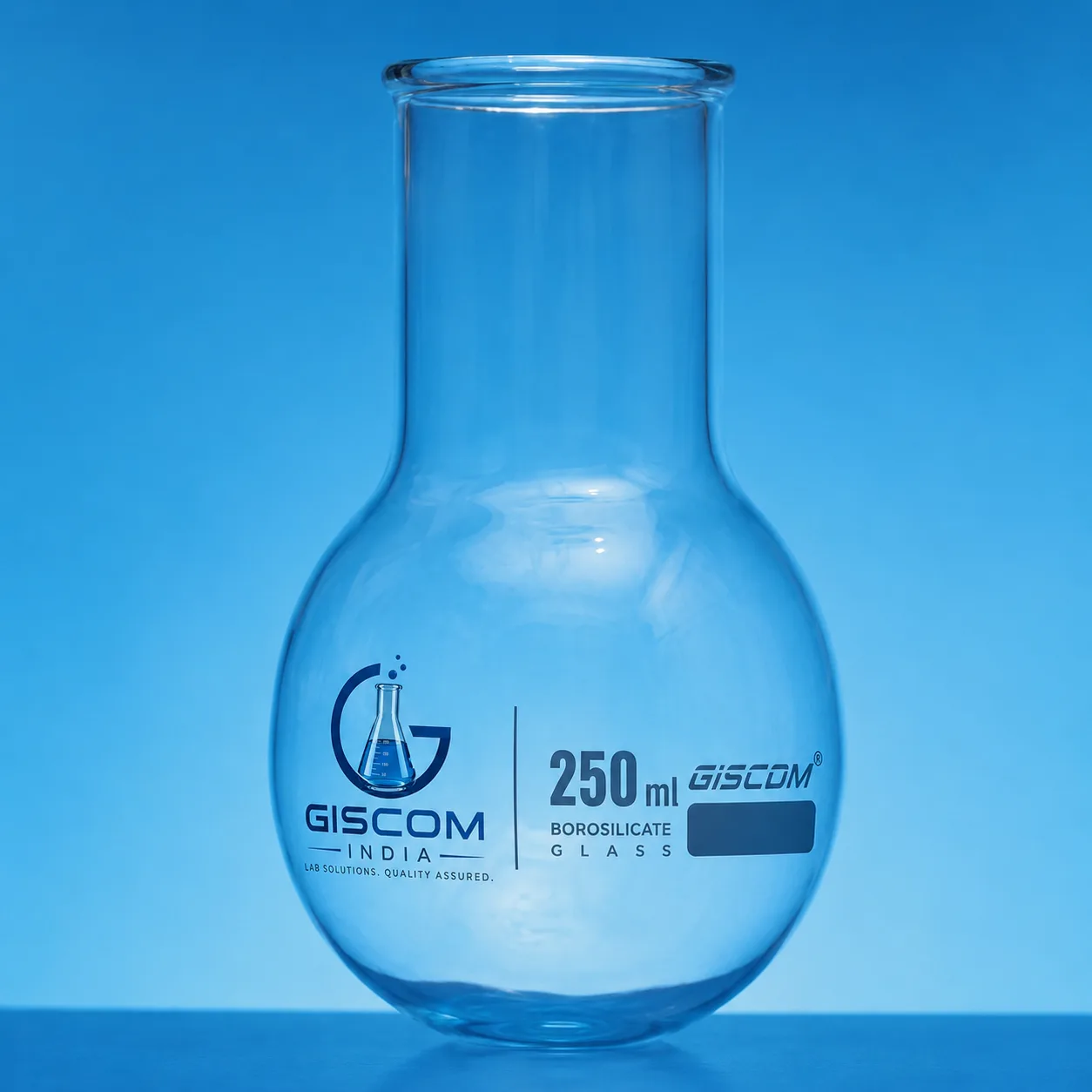 Flask, Round Bottom Wide Neck