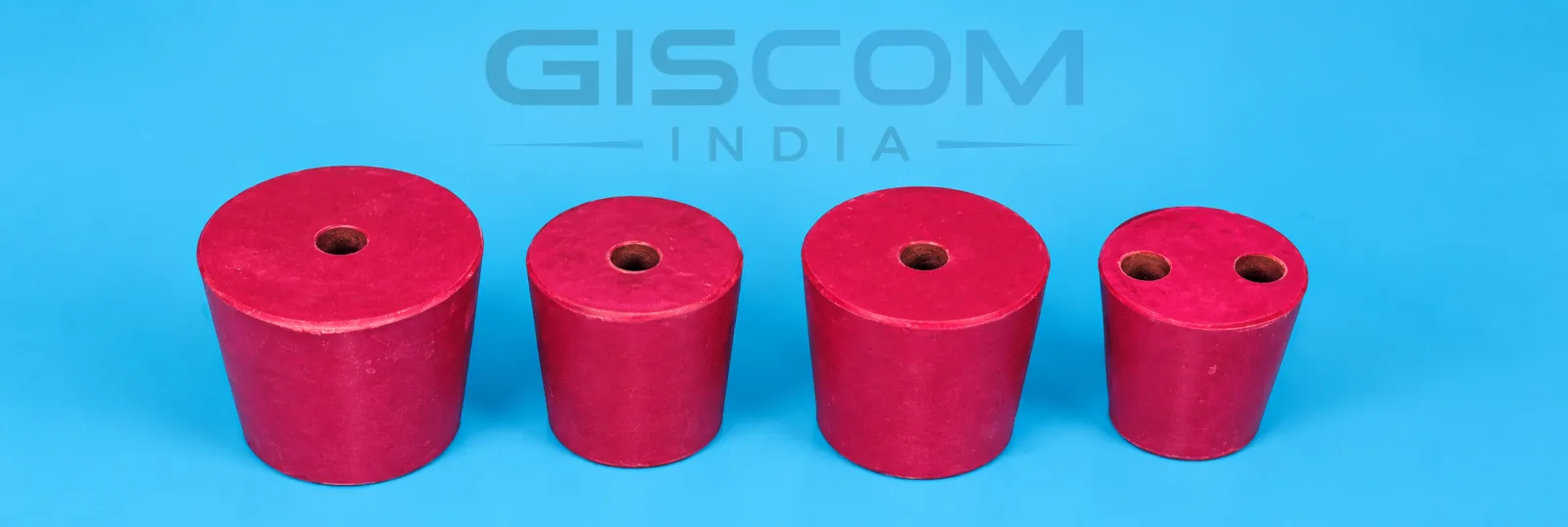 Rubber Stopper, with single or double hole