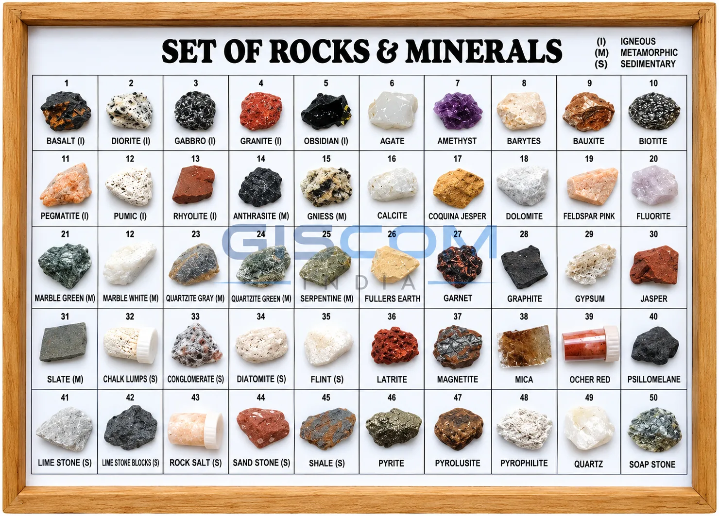 Collection of 50 Rocks