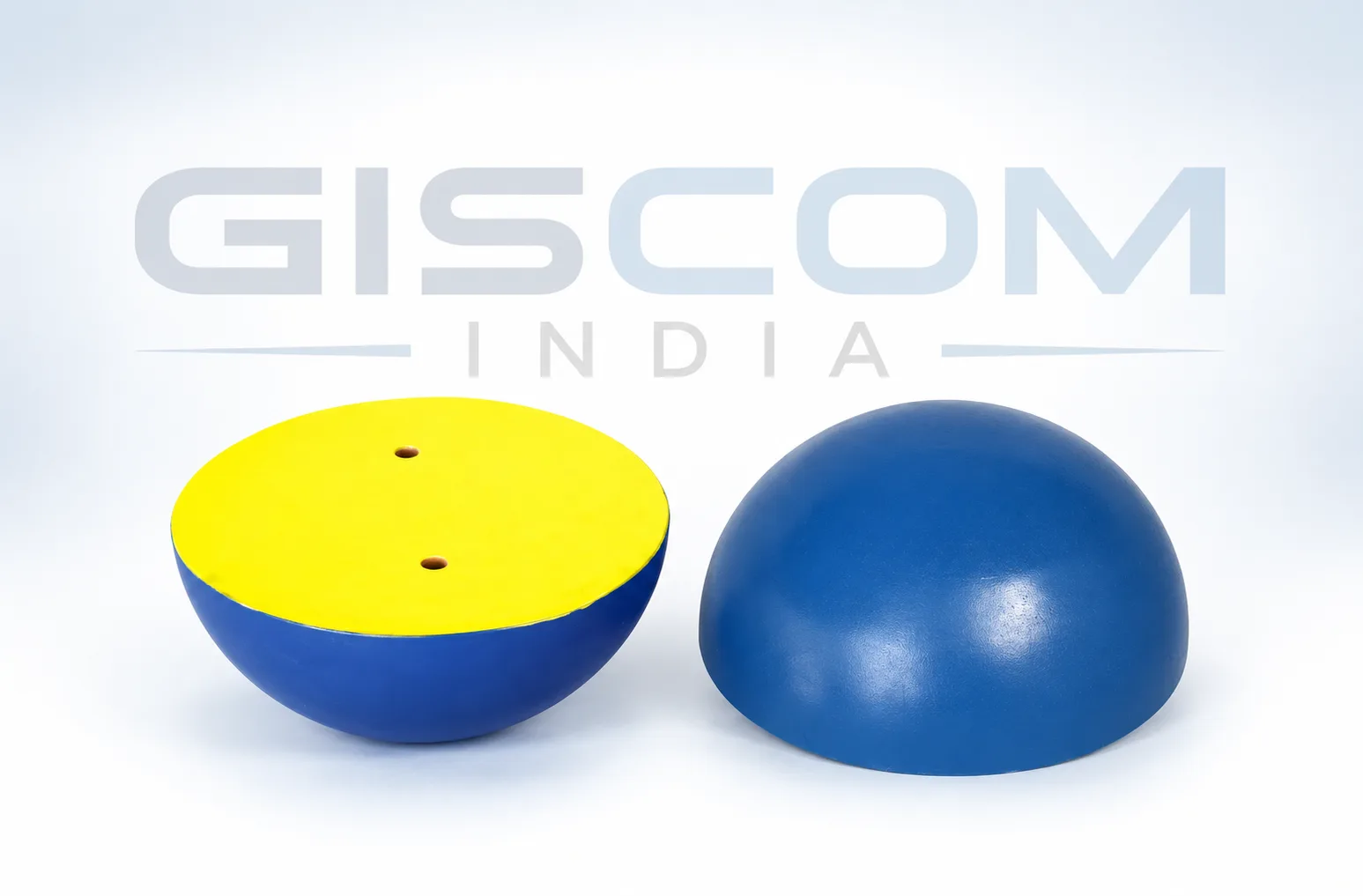 3D-Model Of Sphere, Section In 2 Hemispheres