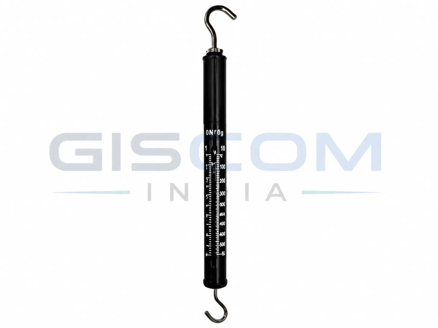 SPRING SCALE, HIGH RESOLUTION, BLACK 1KG/10N